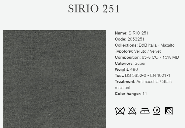 fabric Siro 251Grey