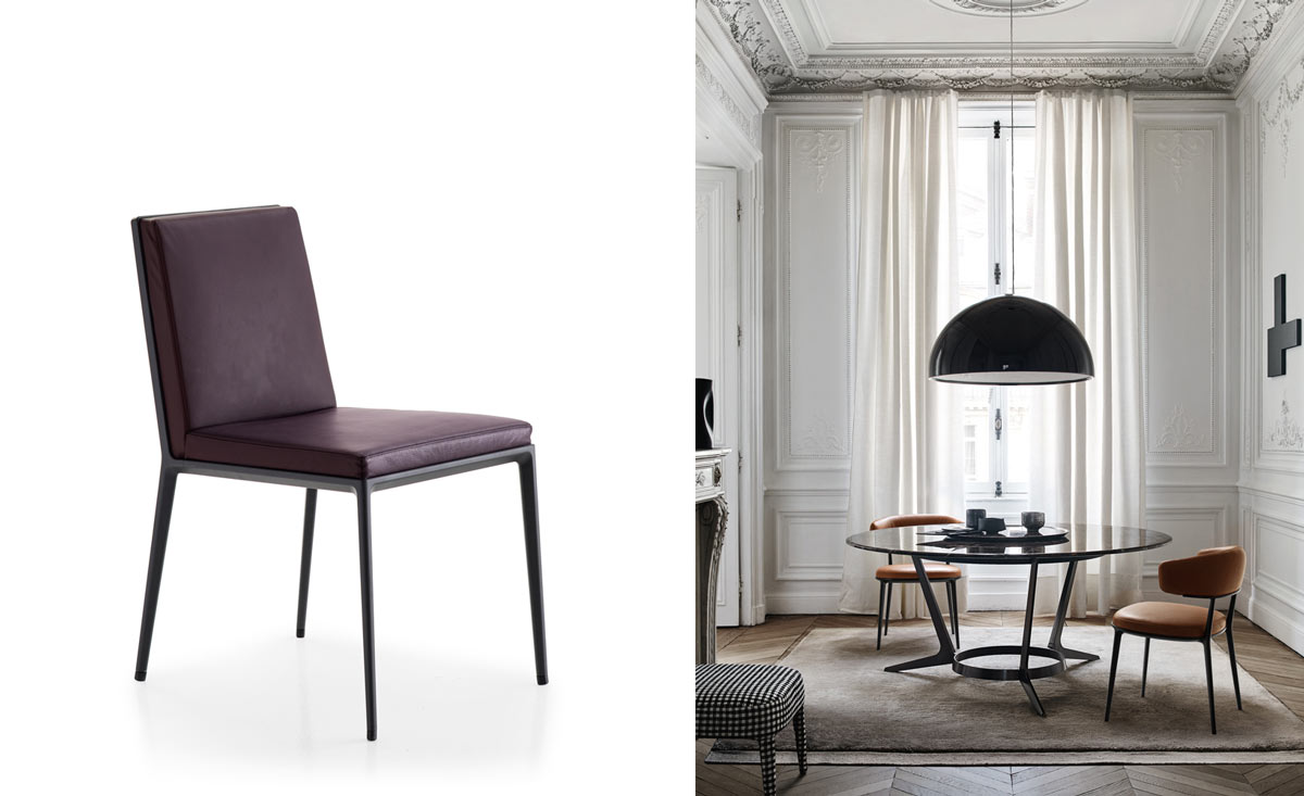 Caratos & Astrum Chairs-The Trendiest B&B Italia Pieces in Design Right Now- Diva Furniture